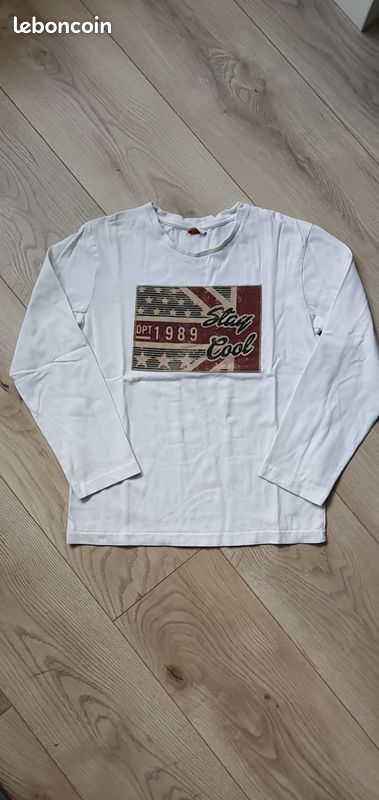 Tee-shirt blanc garçon 12 ans Tape à l'oeil (image 1)