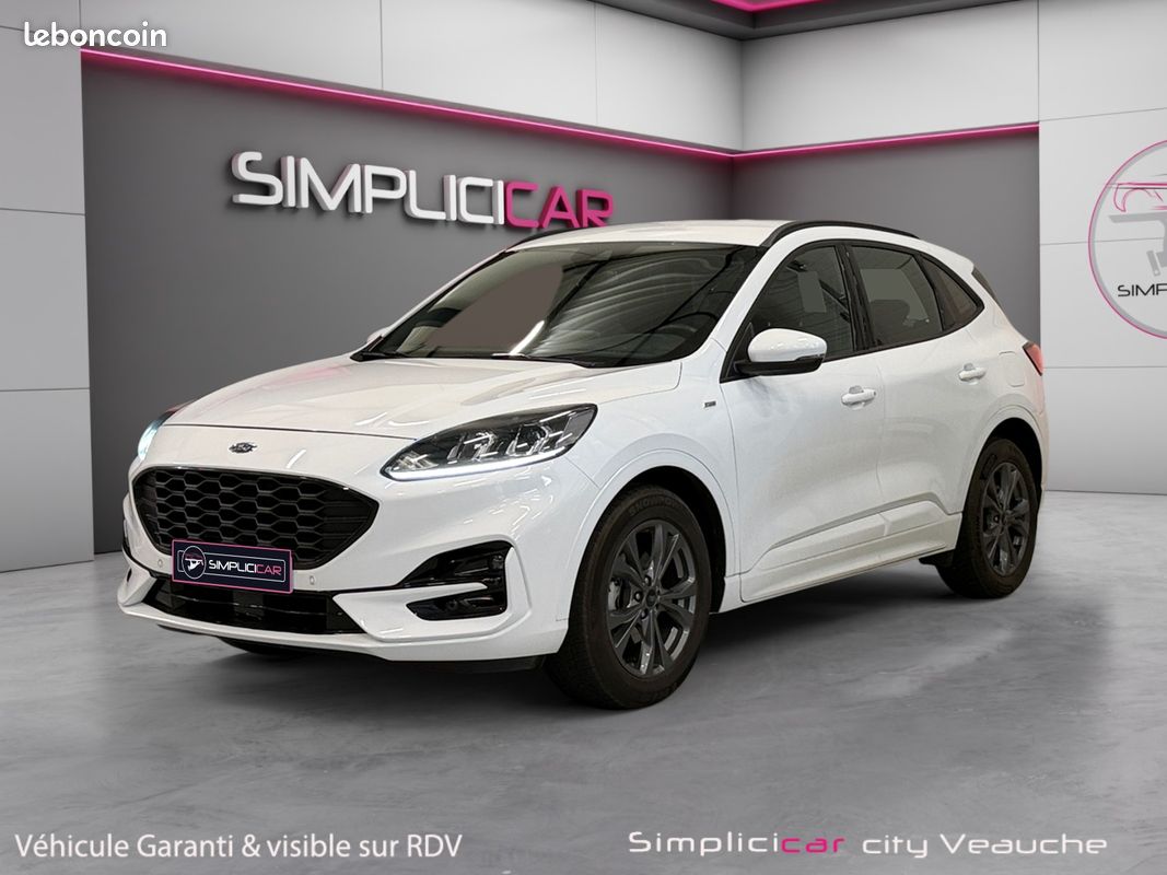 FORD KUGA III 2.5 FLEXIFUEL 190 FHEV ST LINE ECVT / Sieges AV - ARR + Volant Chauffant / CarPlay / Caméra (image 4)