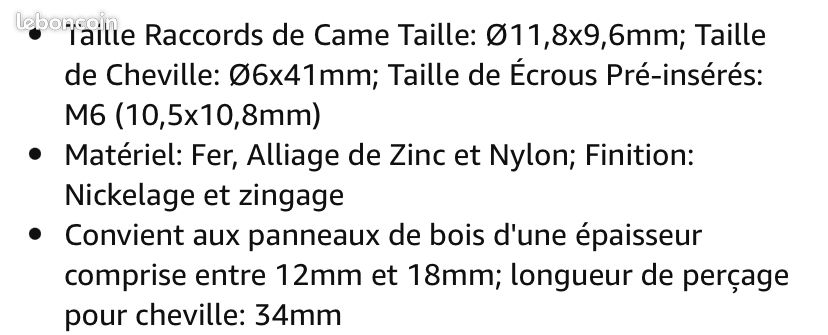 Ferrures pour meuble (image 2)