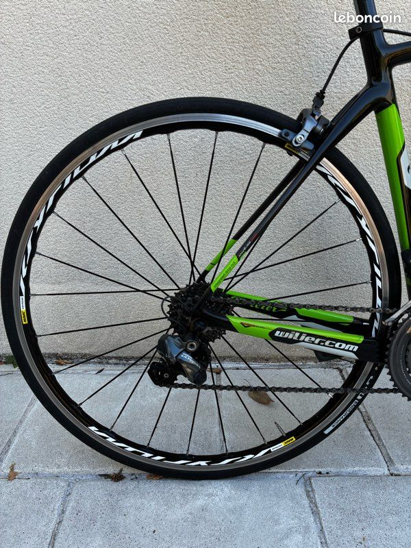 Wilier GTR SL taille L, full carbone, groupe shimano ultegra, jante mavic (image 2)