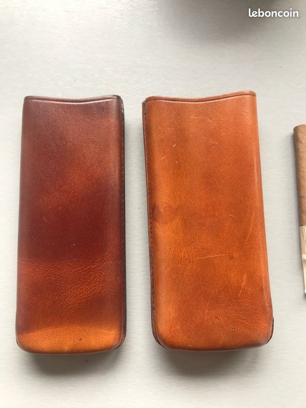 lemaire cigarette case Étui à cigare en cuir Lemaire fait en france
