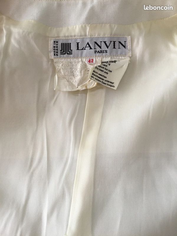 Tailleur jupe vintage Lanvin (image 6)