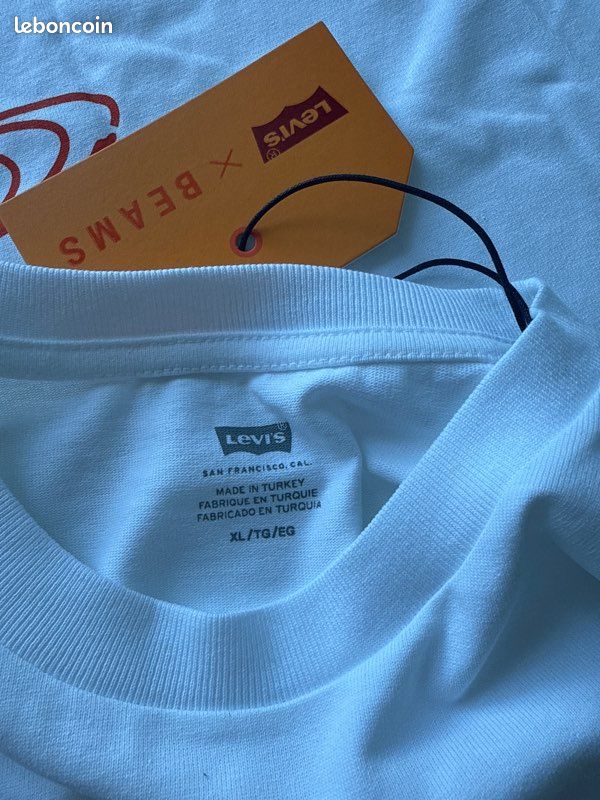 Lot de 2 T-shirts Levi’s × BEAMS – NEUFS avec étiquettes (image 5)