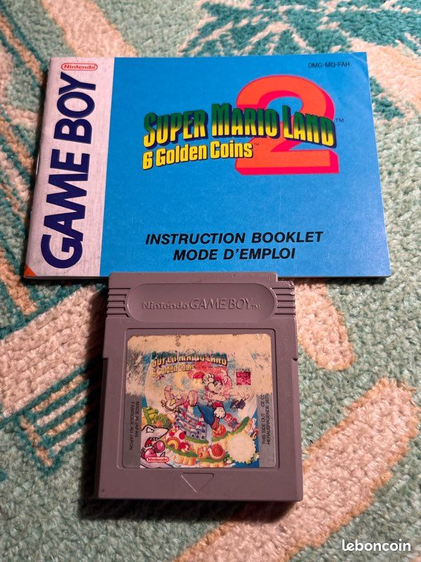 Super Mario Land 2 – Mode D'emploi Pour Gameboy, Version Française, Occasion