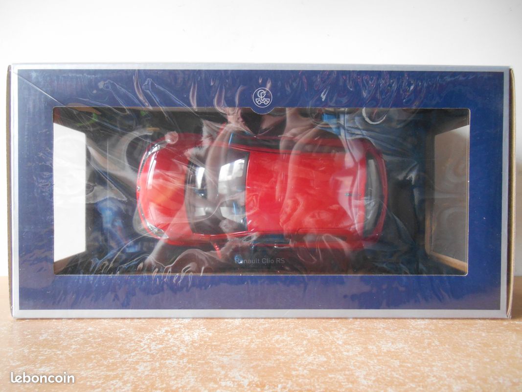 NOREV Clio III RS 2006 Rojo Toro Coche de Colección 1/18 Metal RENAULTCLIO
