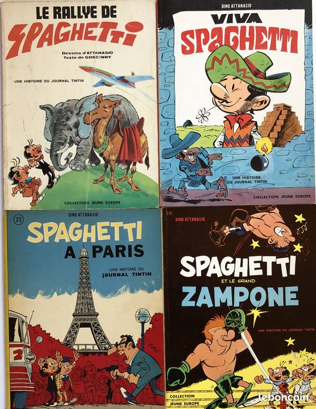BD "Spaghetti" - lot 6 - 4 BD en EO (image 1)