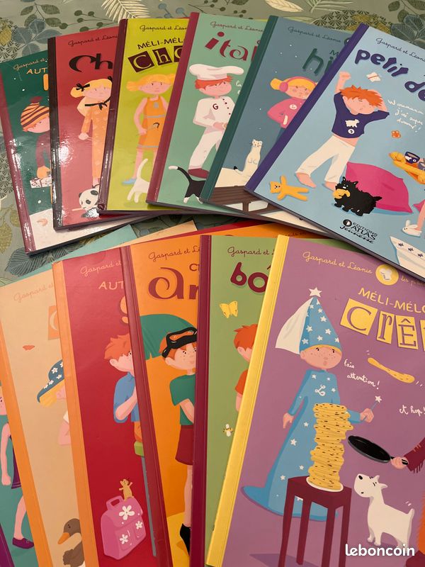 12 livres de recettes Gaspard et Léonie (image 1)
