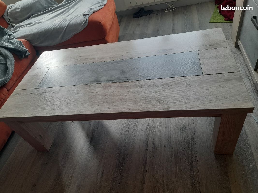 Table basse chêne gris (image 2)