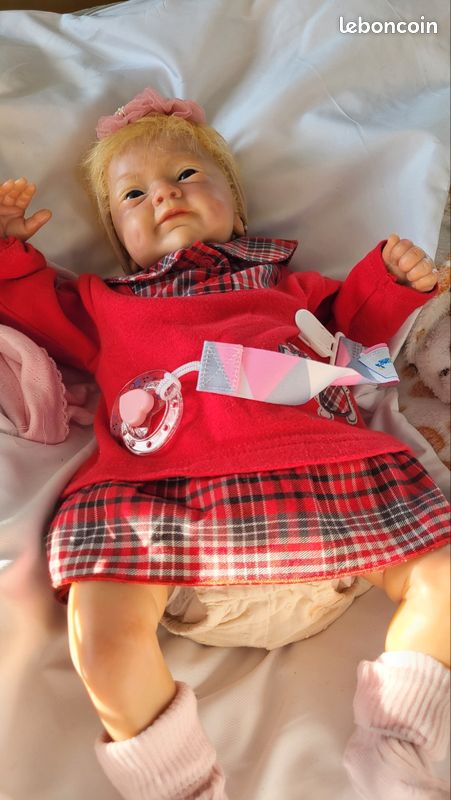 Robe Sans Manches écossaise (tartan) Pour Fille - Taille 12 Mois - Occasion Très Bon état