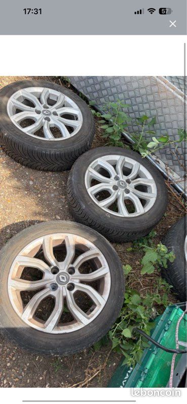 Jantes alu pClio 3 185/60r15 modus Twingo 2 au 1 Mégane 2 kango roue de secours, galette, Toyota, Auris, Verso, Corolla, Yaris, Mazda, Suzuki, MG, Taurean, Paulo, golf, Tiguan, TR, Sharan, Paulo, Priu (image 2)