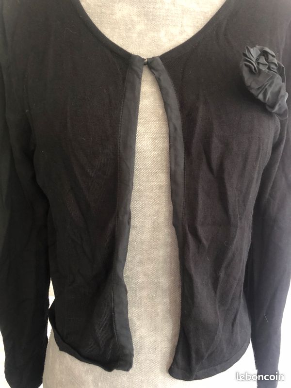 Boléro La Mode Est à Vous - Taille 1 (34-36) - Modèle Mitraille - Écru - Occasion TB état