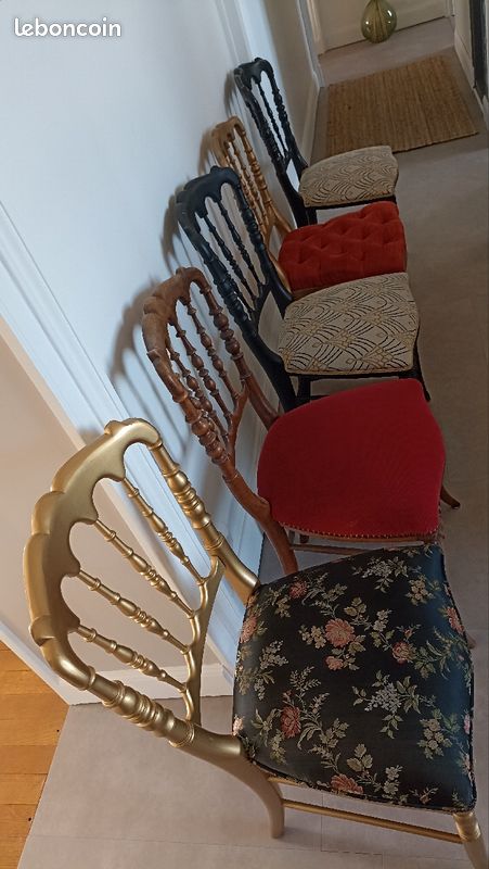 Chaises Vintage d'opéra (image 1)