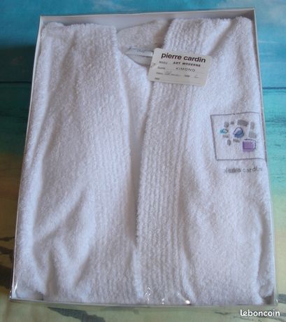 Peignoir blanc Homme Pierre Cardin Neuf Vêtements