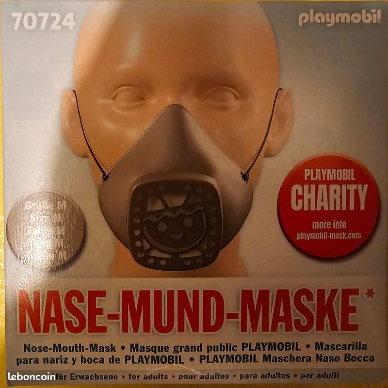 Masque gris playmobil 70724 (image 1)