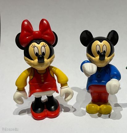 Mickey, Minnie figurines (image 1)