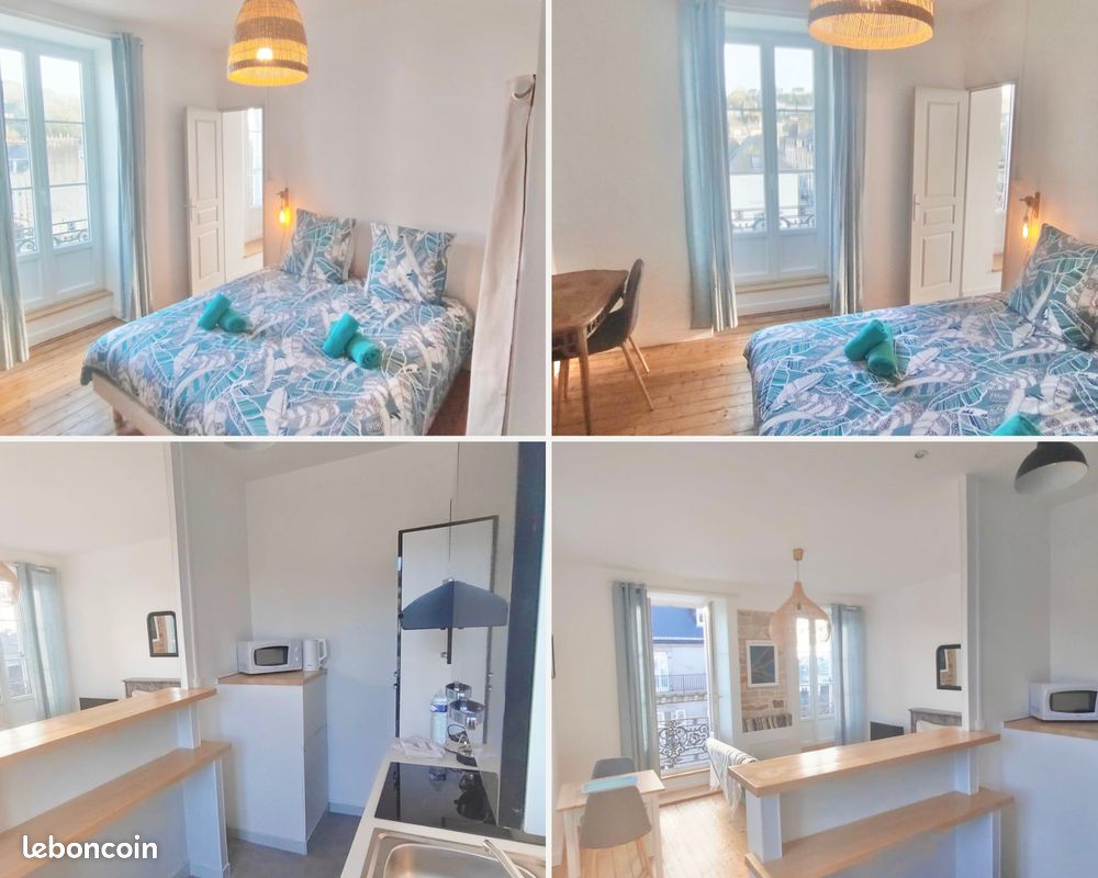 T2 meublé 40 m² - Disponible immédiatement - Quimper rue Aristide Briand (image 2)