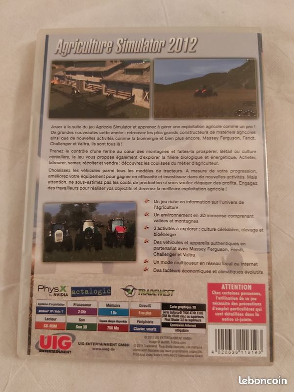 Jeu PC Agriculture Simulator 2012 (image 3)