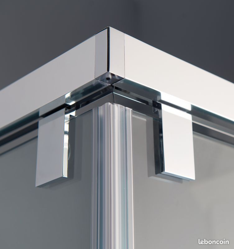 Paroi de douche Accès d'angle coulissant 120x80 (image 2)