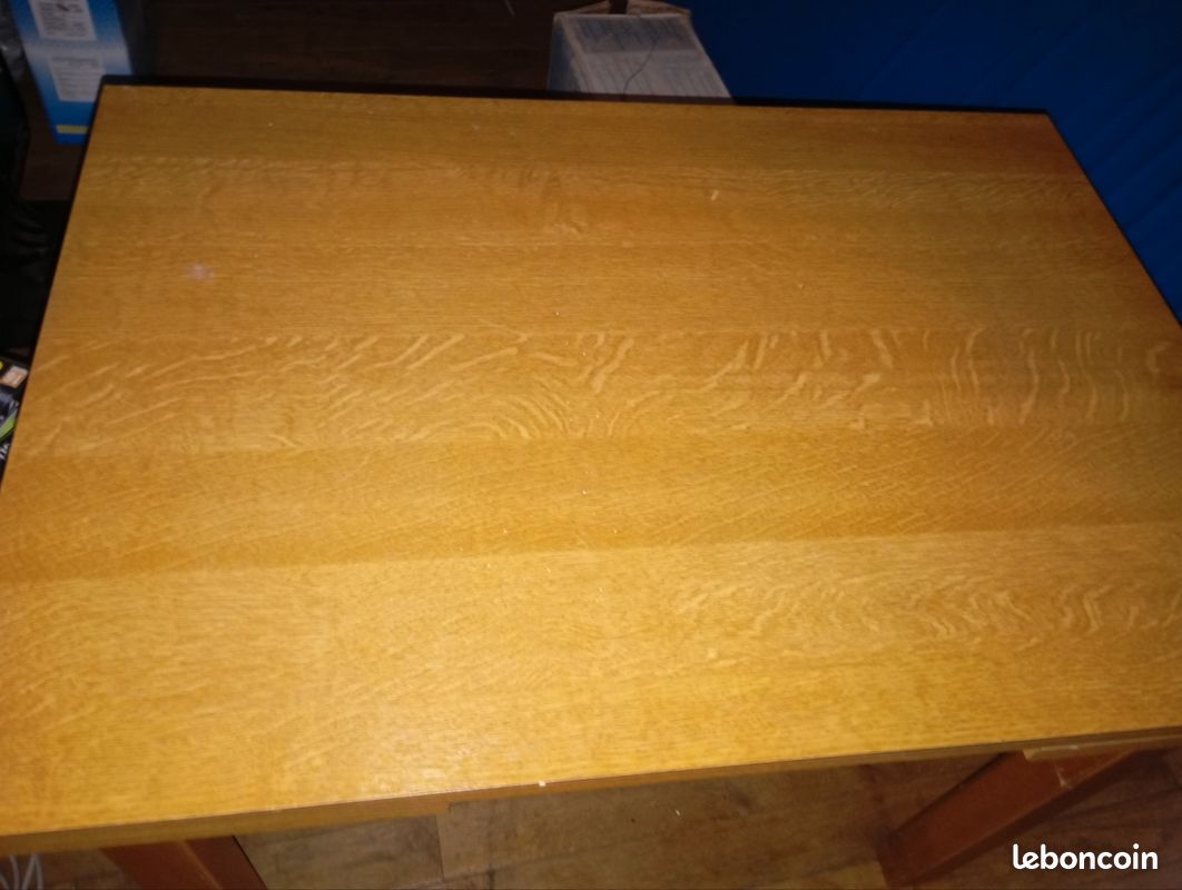 Table de cuisine en bois avec rallonge (image 3)