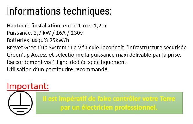 Legrand - Prêt-à-poser Green'up Access pour véhicule électrique