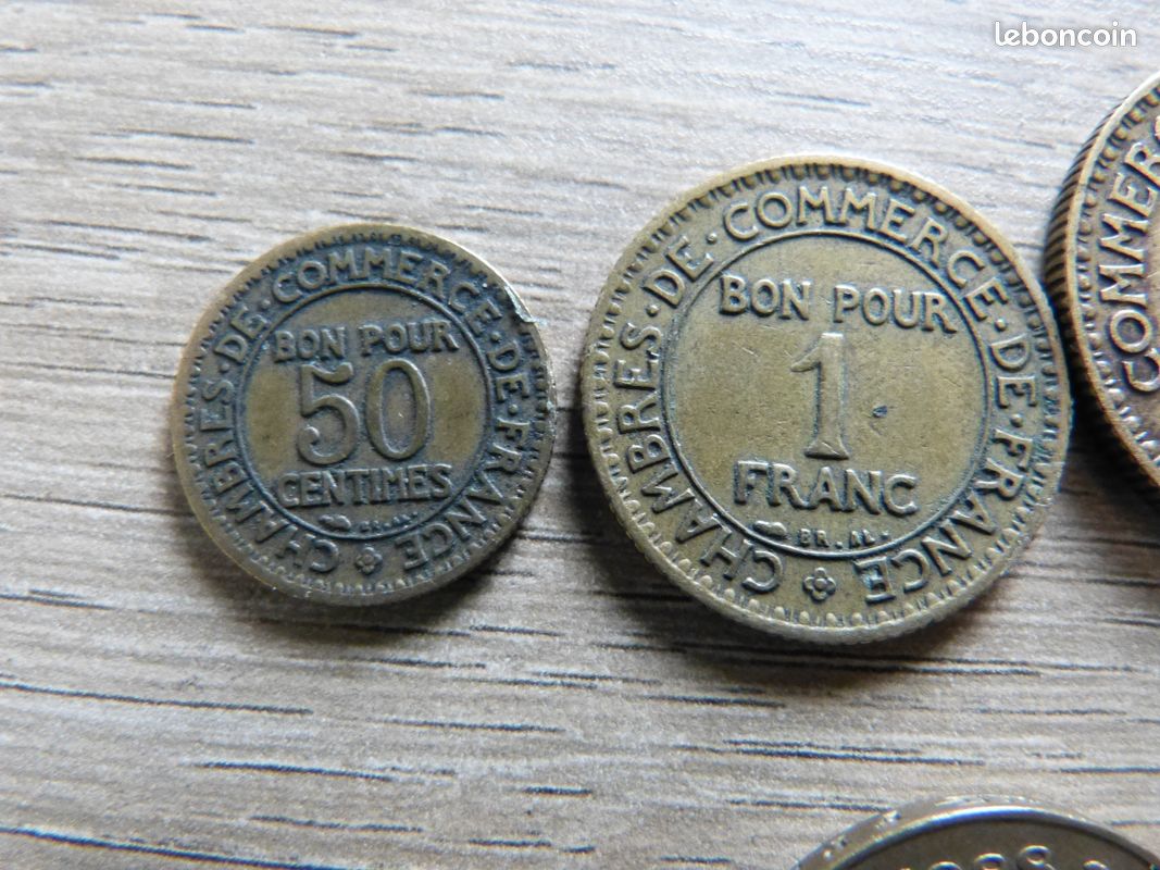 Lot anciennes pièces françaises en franc (image 2)