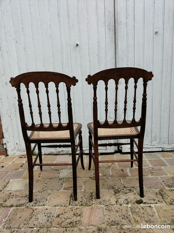 2 chaises Chiavari Napoléon III - REMISE EN MAIN PROPRE (image 5)