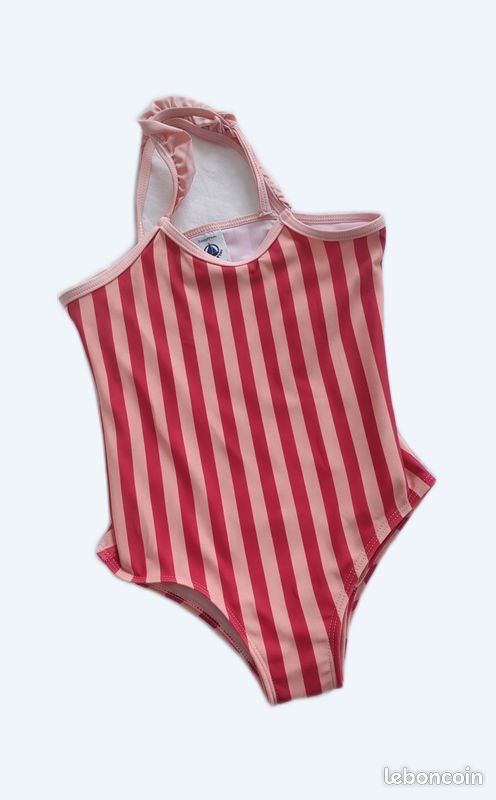 Petit Bateau Maillot De Bain 1 Pièce Fille – Rayé Classique, Qualité Iconique Depuis 1893