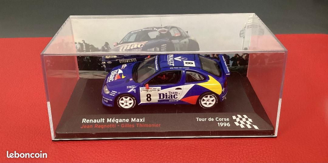Miniature Renault Maxi Mégane Rallye Autriche 1997 – Échelle 1/43 – Vitesse – N°1 Sperrer Carlsson