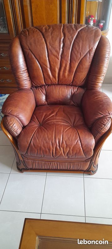 Canapé + deux fauteuils (image 2)