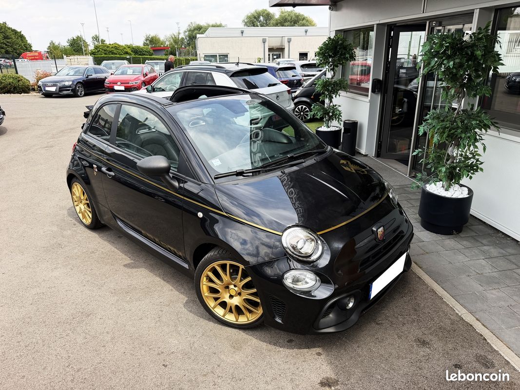 Abarth 500C 1.4 TURBO T-JET 165 CH 595 SCORPIONEORO*1ER MAIN*EDITION 2000 EXEMPLAIRES (image 5)