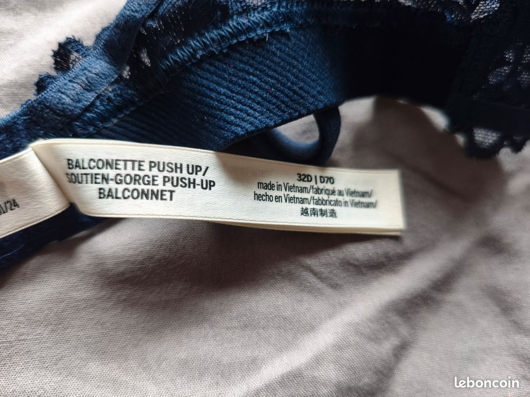 Soutien-gorge Push-up Victoria's Secret - Taille 68 - Vert - Neuf Avec étiquettes