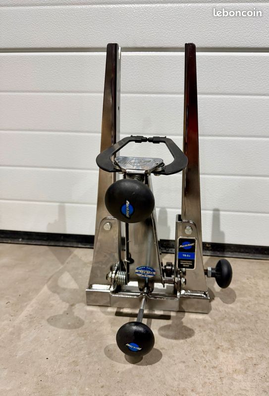Park Tool, TS-2.2P, Support De Centrage De Roues Professionel Bleu