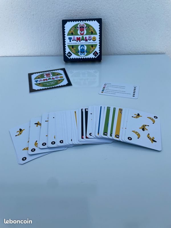 TAMALOO – Jeu De Cartes Stratégie, Bluff Et Rapidité – 3 à 6 Joueurs – Dès 10 Ans – En Famille Ou Entre Amis