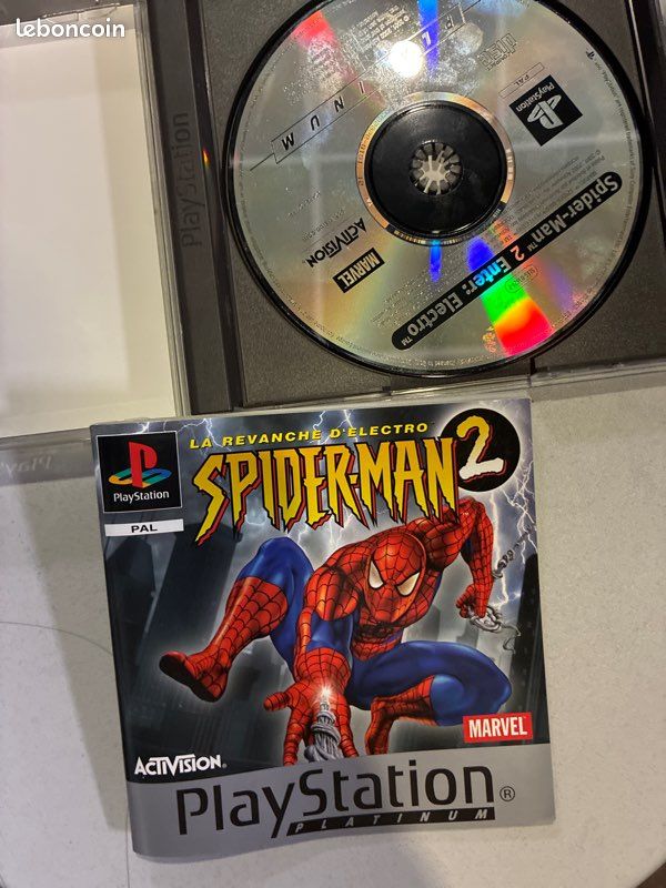Spider-Man Sur PlayStation 1 – Version PAL FR Complète – Très Bon état