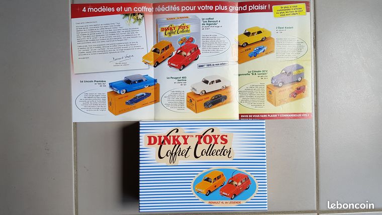 COFFRET COLLECTOR DINKY Toys Atlas Renault 4L De Légende