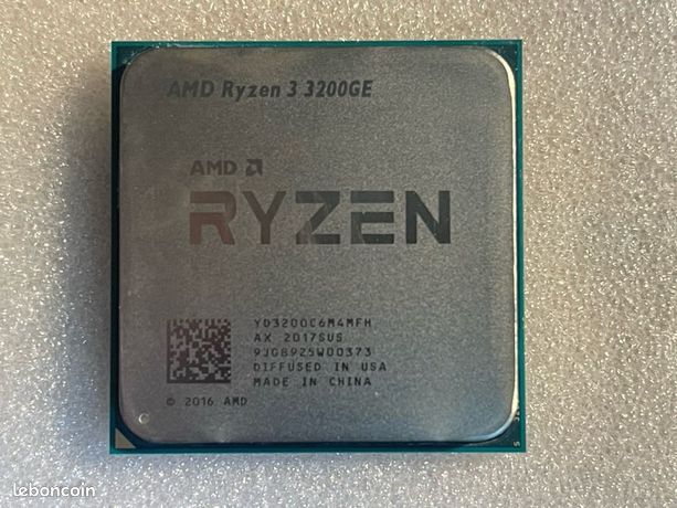 AMD Processeur Ryzen 3 3200GE Socket AM4 -35W graphique Radeon Vega intégré 1