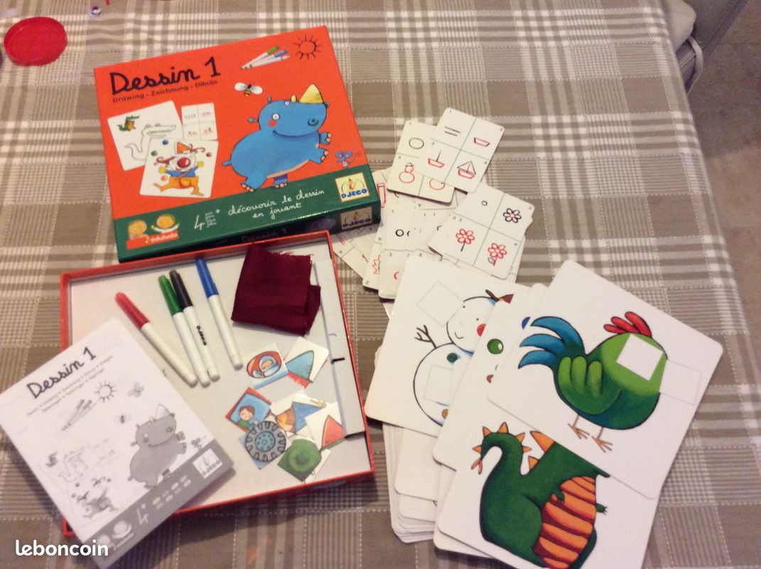 Jeux Loisir Créatif Eduludo Dessin 1 Djeco oxybul (image 3)