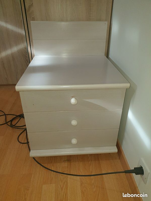 Lot de 2 tables de chevets (image 1)
