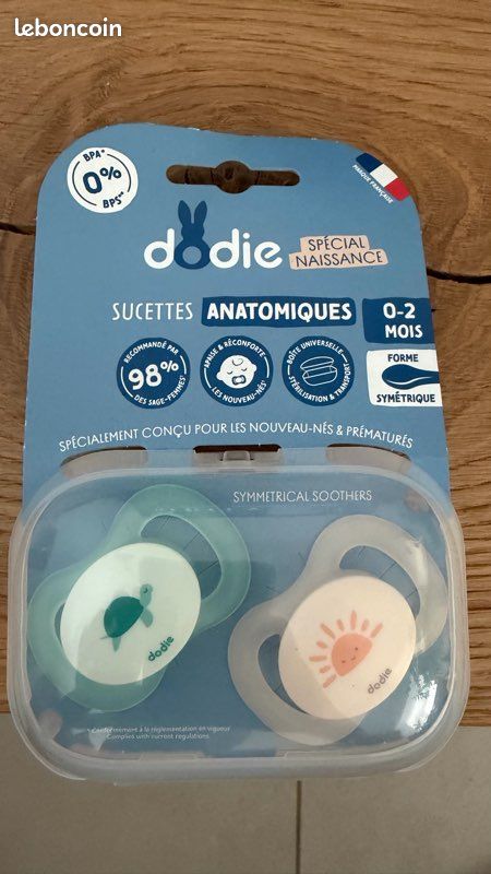 Dodie sucettes anatomiques 0-2 mois (image 1)
