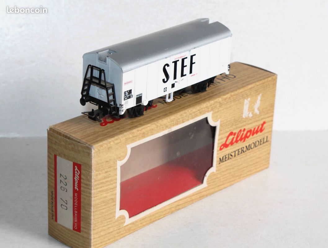 Wagon SMCF Interfrigo échelle Ho France Plastique Métal Années 60