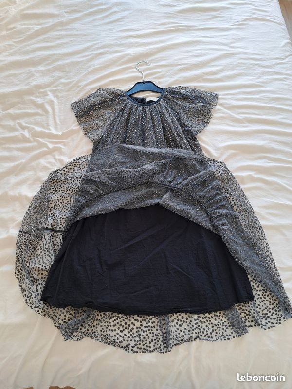 Robe soirée avec diams paillettes (image 2)