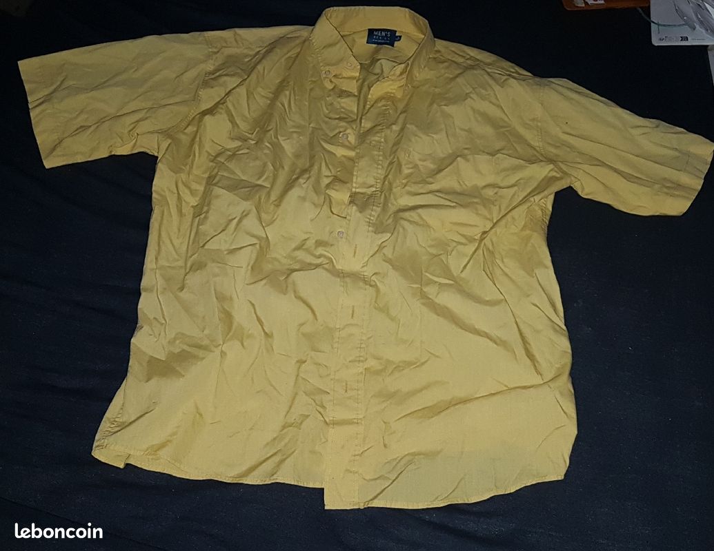 Chemise jaune MEN S TAILLE 5, enc 43 44 (image 1)