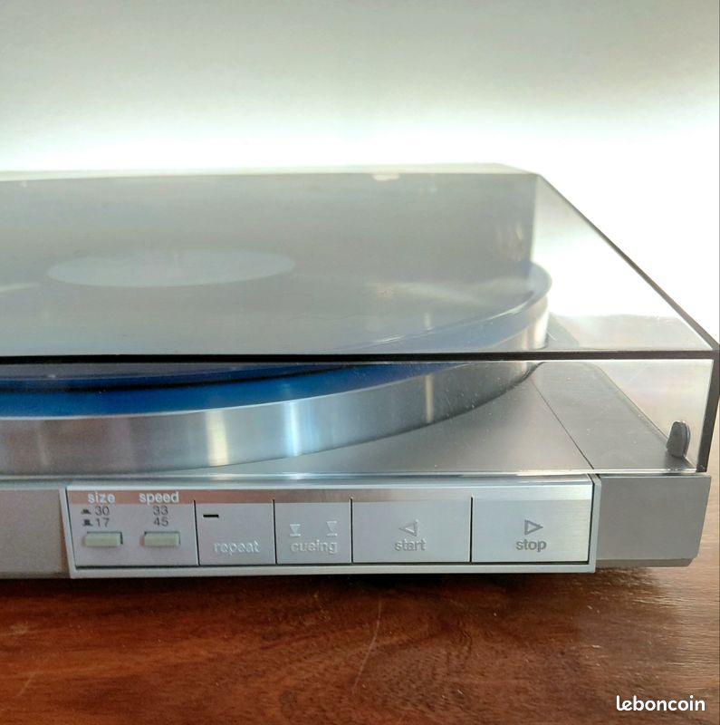 Ensemble platine disque Technics SL-D4 à bras tangentiel et Chaine Melody Marantz M-CR502 Disponible (image 3)