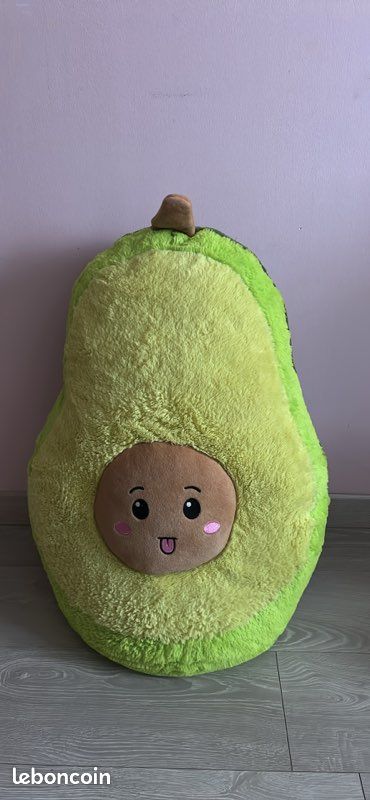 oreiller doux en forme d'avocat mignon | Déco chambre enfant