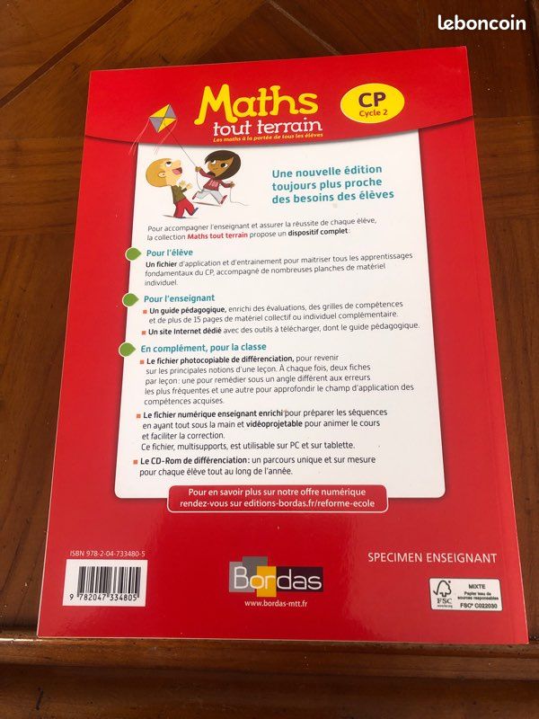 Livre de maths CP (image 2)