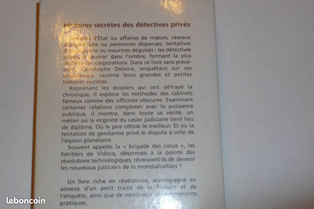 Lot de 2 livres sur les Détectives privés (image 3)
