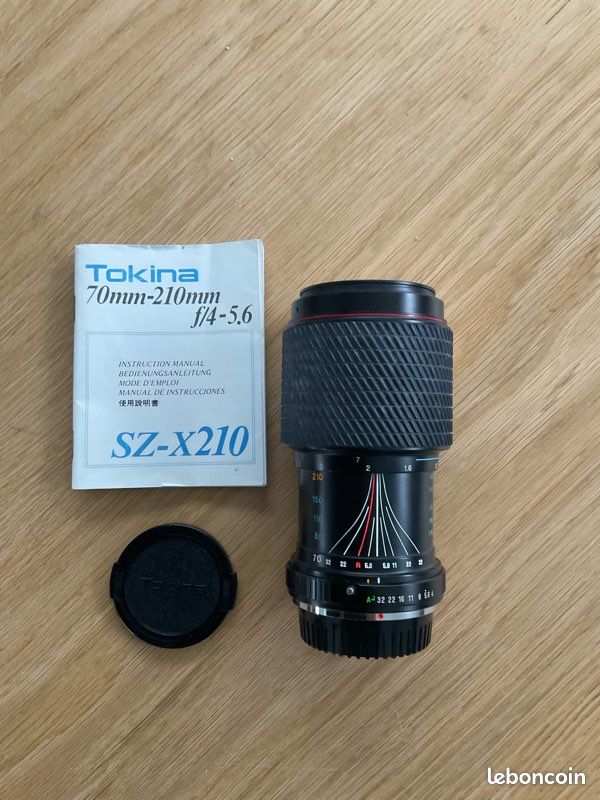 Objectif Zoom Tokina 70-210mm F/4-5.6 - Monture Chinon - Occasion Fonctionnel