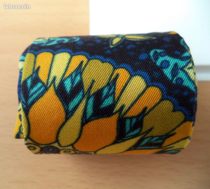 Manchette-bracelet SAMS (soierie lyonnaise) (image 3)