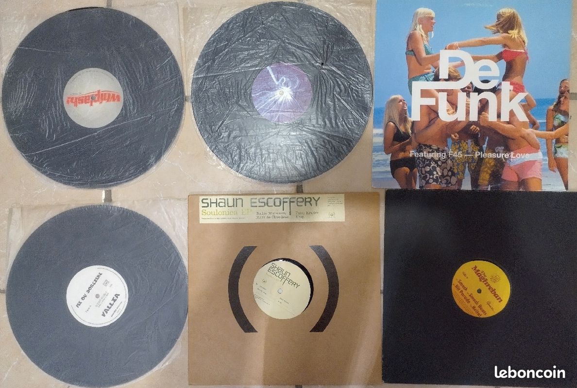 Disques vinyles 33 tours et maxi 45 tours musique électronique, électro, house, transe, techno, New Beat… 1986-2012 (image 2)