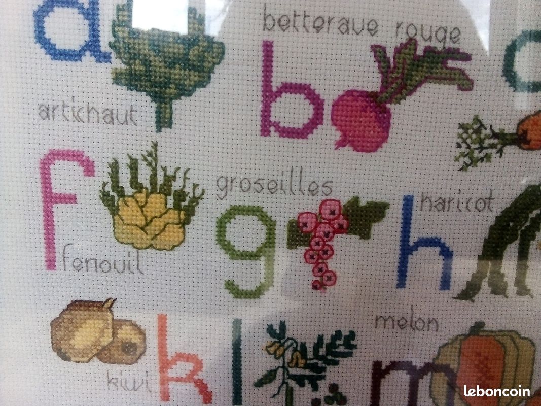 Tableau broderie abécédaire (image 8)